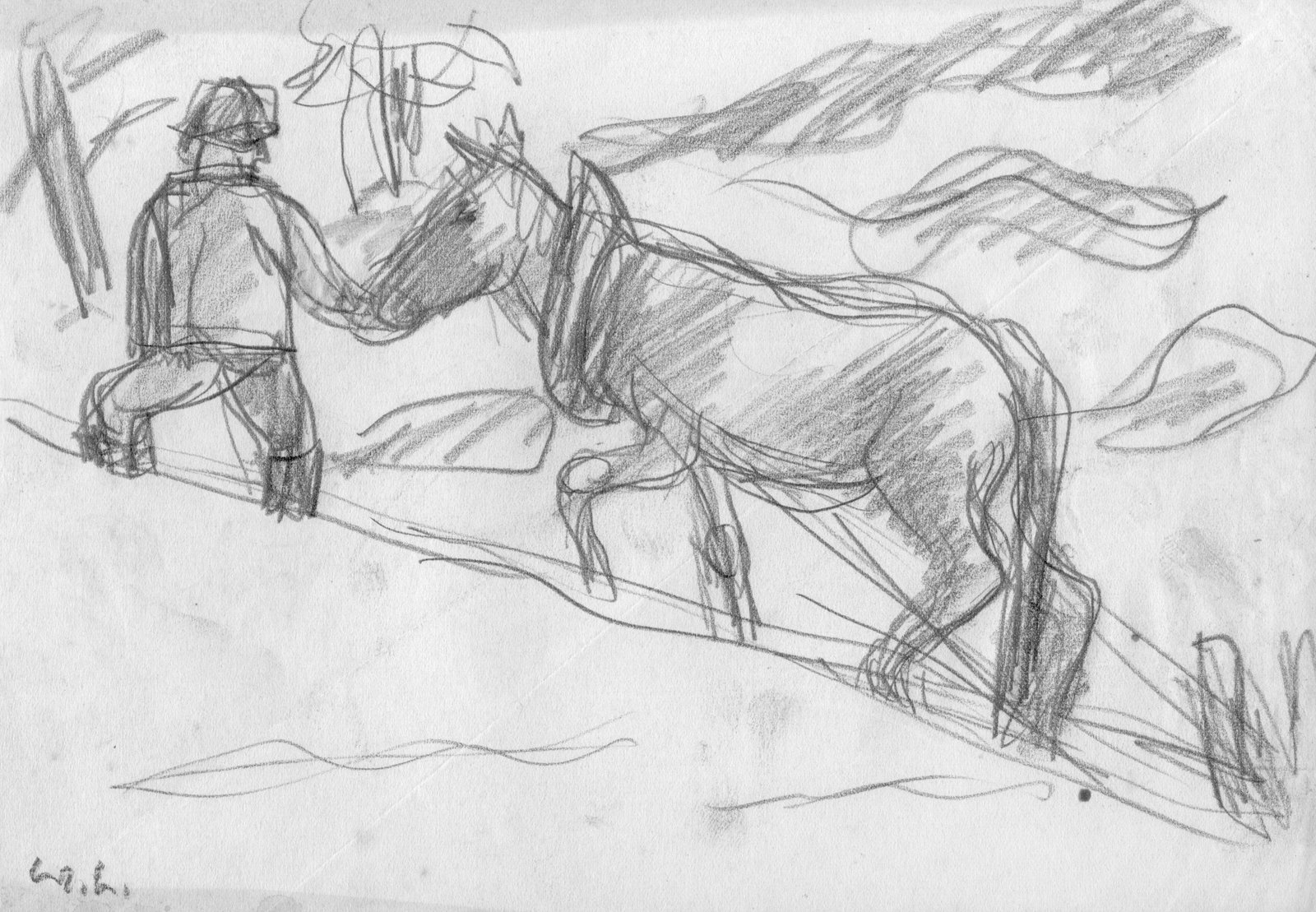 Pacher mit Pferd